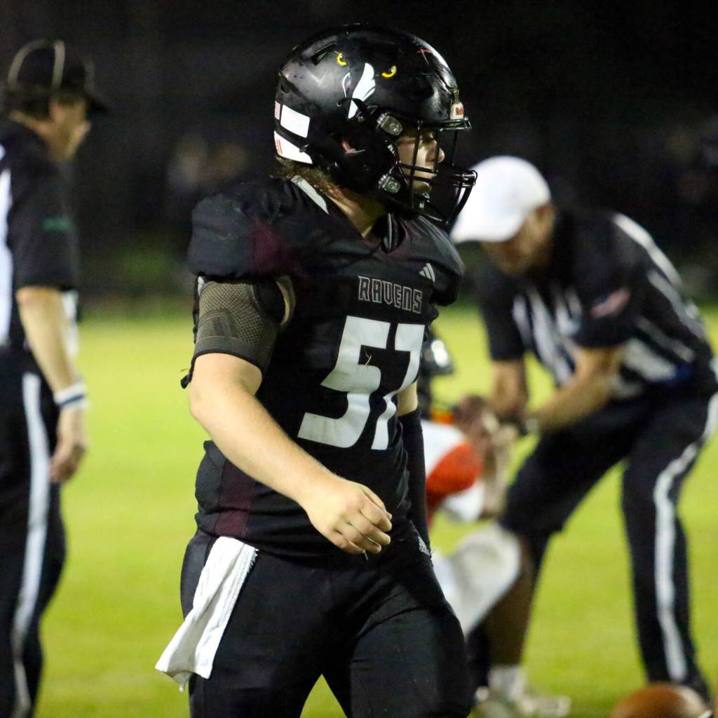DAILY WORLD FILE PHOTO Raymond-South Bend senior Nolan Miller was named to the Second Team of the 2B Central-West All-League Football Team as an offensive lineman for the 2024 season.
