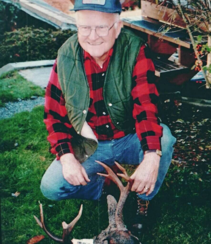 Howard in earlier days with a deer.