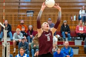 PHOTO BY FOREST WORGUM Montesano senior setter Karissa Otterstetter