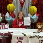 PHOTO BY BARBARA RASMUS Ocosta senior all-state softball pitcher Jessie Gilbert signed a National Letter of Intent to attend for Loyola Marymount University next fall. A two-time 2B Pacific League MVP, Gilbert led the Wildcats to a district-championship two seasons ago and holds the state record for strikeouts in a game with 22.