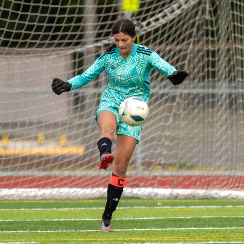 PHOTO BY FOREST WORGUM 
Goalkeeper of the Year Hoquiam sophomore Emily Brodhead