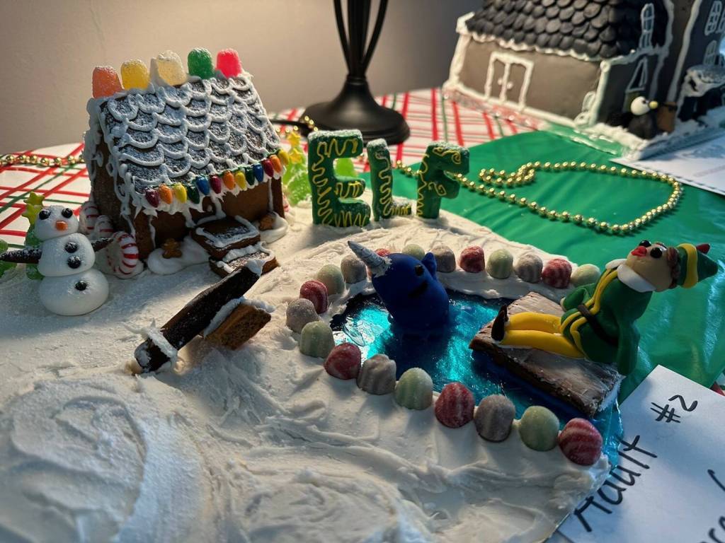 The Gingerbread House Contest is central to WinterFest.