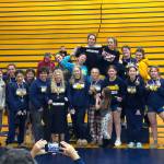 RYAN SPARKS | THE DAILY WORLD
The Aberdeen girls wrestling team won the team title at the Grays Harbor Championships on Saturday at Aberdeen High School.