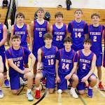 SUBMITTED PHOTO The Willapa Valley boys basketball team defeated North Beach 72-38 to win the Holiday with the Hyaks Tournament on Friday in Ocean Shores.