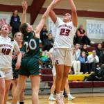 PHOTO BY FOREST WORGUM Hoquiam forward Aaliyah Kennedy (23) shoots during a 51-44 victory over Morton-White Pass at the Raymond New Years Holiday Tournament on Friday in South Bend.