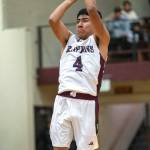 PHOTO BY FOREST WORGUM Raymond-South Bend guard Chris Quintana scored a team-high 22 points in a 57-44 loss to Hoquiam in a Raymond New Years Tournament game on Saturday in South Bend.