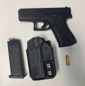 Aberdeen Police Department
This pistol was waved at a driver in Aberdeen on Friday in what is described as a road rage incident.