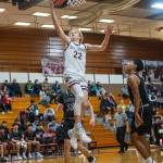 PHOTO BY FOREST WORGUM Montesanos Mason Fry (22) glides to the basket to score two of his game-high 17 points in a 57-40 win over Raymond-South Bend on Monday at Montesano High School.