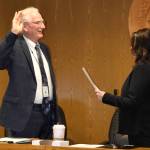 Rick Hole is sworn in as Grays Harbor County District 2 commissioner.