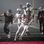 PHOTO BY FOREST WORGUM Montesano junior defensive back Zach Timmons, seen here in a file photo, was named to the 1A class All-State First Team by the Washington State Football Coaches Association for the 2024 season.