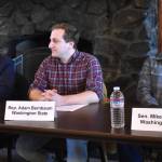 Jerry Knaak photos / The Daily World
Rep. Steve Tharinger, D-District 24, Position 2; Rep. Adam Bernbaum, D-District 24, Position 1; and Sen. Mike Chapman, D-District 24.