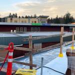 Summit Pacific Medical Center
The roof of Summit Pacific Medical Center is almost finished.