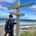 Jeff Burlingame
Author Jeff Burlingame, an Aberdeen native, finds peace on a Grays Harbor County beach.
