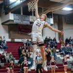 PHOTO BY FOREST WORGUM Montesano forward Mason Fry scored a team-high 19 points in the Bulldogs 58-52 win over Rochester on Tuesday at Montesano High School.