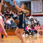 PHOTO BY FOREST WORGUM Aberdeen guard Sophia Knutson, seen here in a file photo, had 16 points and six assists in a 60-43 loss to Shelton on Wednesday at Aberdeen High School.