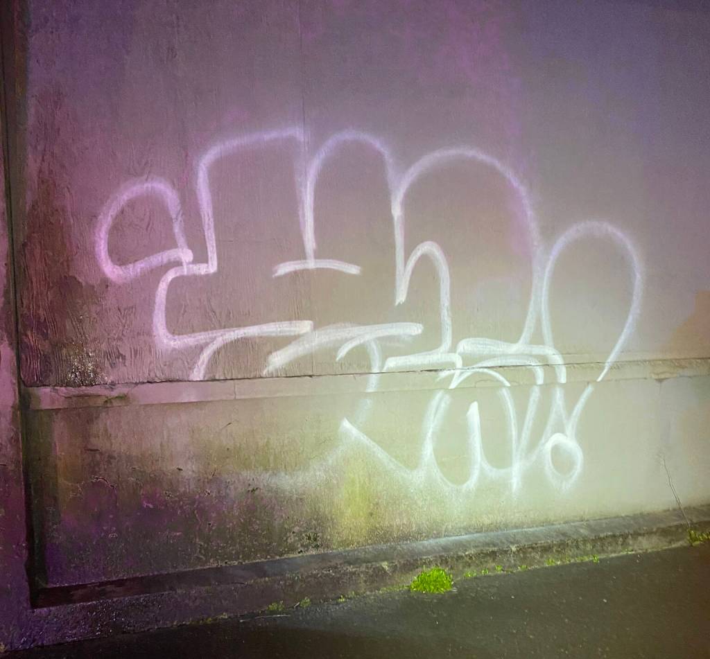 Aberdeen Police Department
Another example of the graffiti by two suspects arrested in Aberdeen.