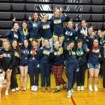 PHOTO COURTESY OF ABERDEEN BOBCATS BOOSTER CLUB The Aberdeen Bobcats won the team title at the 2A District 4 Championships on Saturday at Hudsons Bay High School in Vancouver.