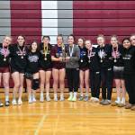 RYAN SPARKS | THE DAILY WORLD The Montesano Bulldogs won the team championships at the 1B/2B/1A District 4 Championships on Saturday at Montesano High School.