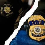 Photo illustration by Genna Martin / Cascade PBS
In a survey conducted by InvestigateWest and Cascade PBS, the majority of Washington sheriffs said they would focus their resources on public safety and local laws, not federal immigration enforcement.