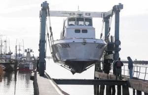 Luke Whittaker photos / Chinook Observer
Mike Harris is part of the Westport-based Mutineer Charters, which includes the F/V Fury, F/V Goldrush, F/V Reel Electric, F/V Hot Pursuit, F/V Stardust and F/V Slammer, offering fishing trips for salmon, halibut, tuna and bottom fishing while fishing under the credo The Bounty of the Sea Awaits.