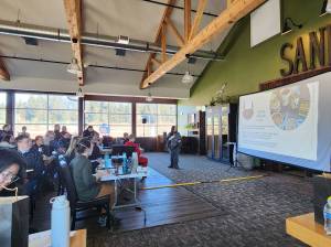 Shoalwater Bay Indian Tribe photos
A gathering at Shoalwater Bay Indian Tribe discusses grant and fundraising opportunities.