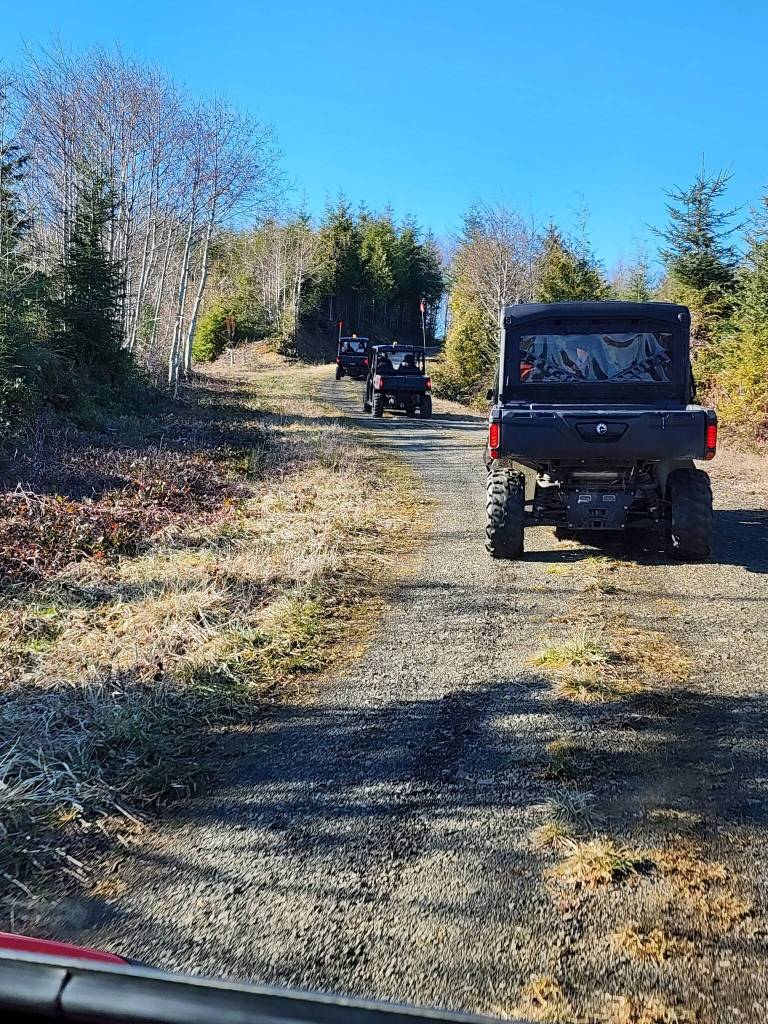 The day included a trip up to the future upland home of the Shoalwater Bay Tribe.