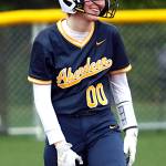 RYAN SPARKS | THE DAILY WORLD Aberdeen third baseman Britten Neal smiles after hitting a go-ahead, two-run double in the seventh inning of a 3-2 win over Montesano on Saturday in Montesano.