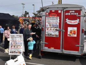Jerry Knaak photos / The Daily World
Funnel cakes are always popular at fairs and festivals.