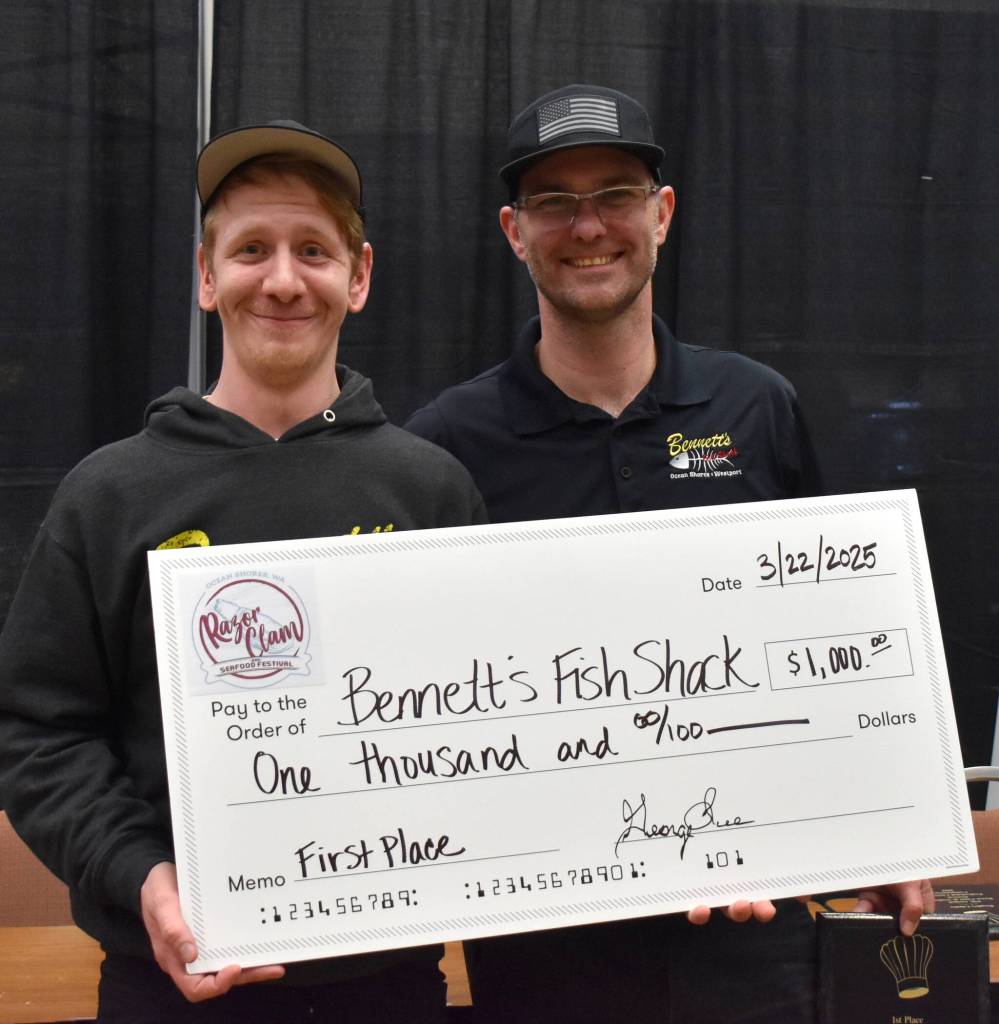 Bennetts Fish Shack won first place in the chowder tasting competition.