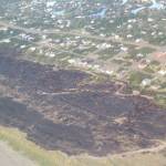 Ocean Shores Fire Department
An overhead view of the Ocean Shores Butterclam Wildfire damage in 2013.