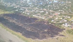 Ocean Shores Fire Department
An overhead view of the Ocean Shores Butterclam Wildfire damage in 2013.