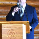 Jerry Knaak / The Daily World
Greater Grays Harbor Inc., CEO Darrin Raines makes opening remarks at the Lunch with the Mayors event.