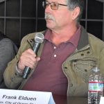 Ocean Shores Mayor Frank Elduen makes remarks at the Lunch with the Mayors event. (Jerry Knaak / The Daily World)