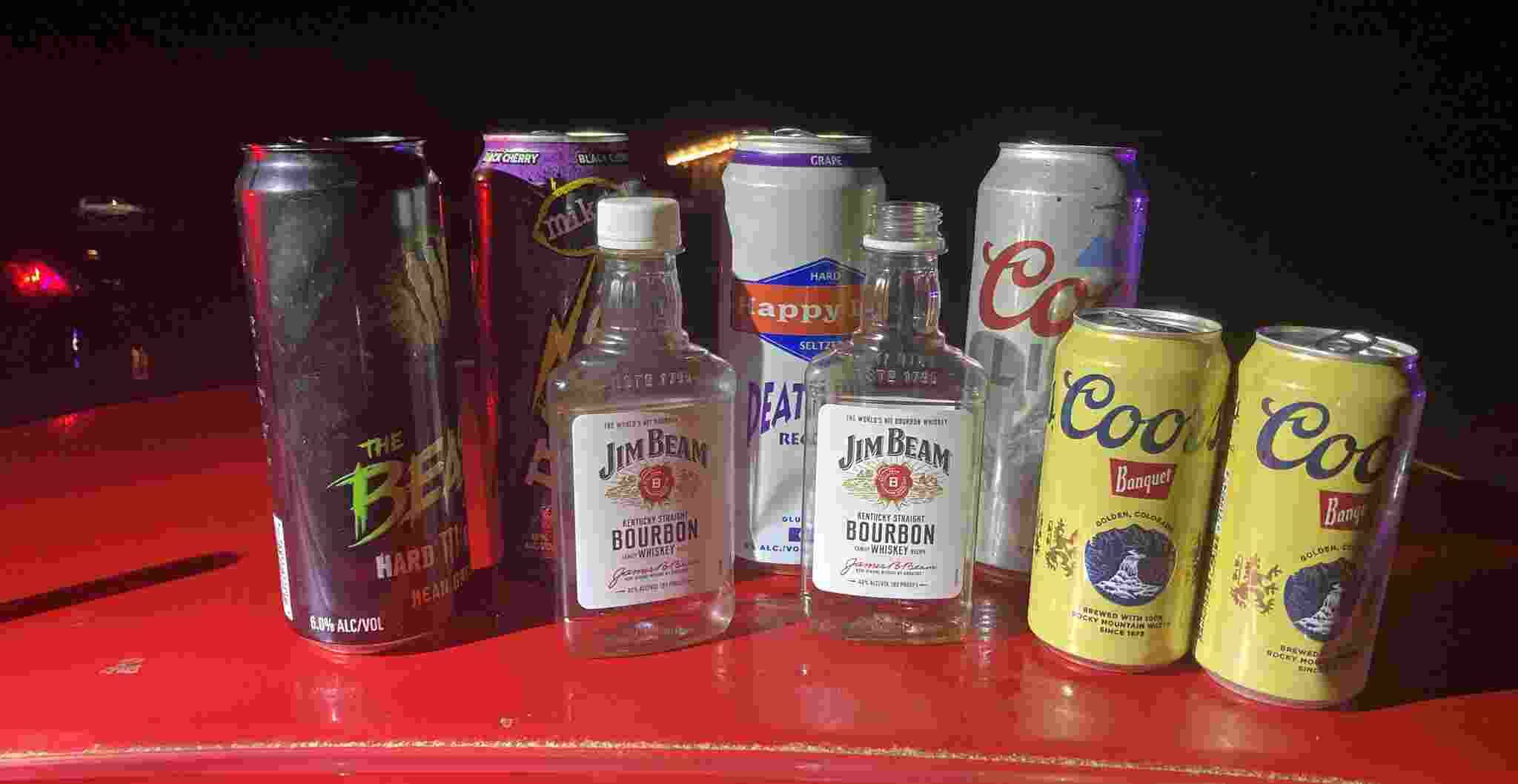 Aberdeen Police Department
Alcohol confiscated after DUI chase.