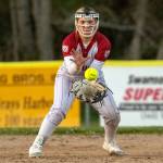 PHOTO BY FOREST WORGUM Hoquiams Avery Templer makes a play during a 22-13 loss to Rochester on Thursday in Hoquiam.