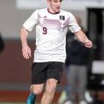 PHOTO BY FOREST WORGUM Raymond-South Bends Evan Cone, seen here in a file photo, had an assist in a 2-1 win over Elma on Tuesday in South Bend.