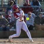 PHOTO BY FOREST WORGUM Hoquiam pitcher Hailee Burgess, seen here in a file photo, drove in four runs and earned the win in a 14-11 victory over Lakeside (Nine Mile Falls) on Saturday in Montesano.