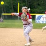PHOTO BY FOREST WORGUM Hoquiam second baseman Avery Templer had four hits to lead Hoquiam to a 13-4 win over Tenino on Monday at John Gable Park in Hoquiam.