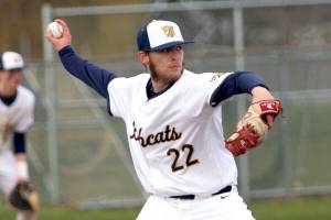 DAILY WORLD FILE PHOTO Aberdeen pitcher Chad Fretts earned the win in an 11-3 victory over Black Hills on Tuesday at Black Hills High School.