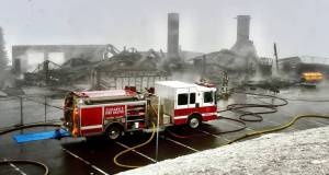 Jay Cline / Clallam County Fire District 2
Fire broke out May 7, 2024, and destroyed the Hurricane Ridge Day Lodge in Olympic National Park.
