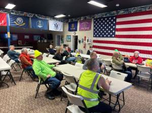 CJ Ripley, president, Defenders of the Coast
Volunteers gather at a Defenders of the Coast meeting.