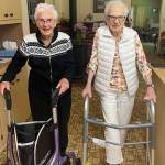 Karen M. Ellingson photos
Doris Marie Freeman Ellingson, right, turned 100 on May 16. She is joined on the left by her sister, 101 years old, Shirley Freeman Ward.