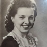 Doris Marie Freeman Ellingson at the age of 19 following graduation from Hoquiam High School.