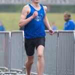 PHOTO BY FOREST WORGUM Elmas Frank Roberts, seen here in a file photo, won the boys 1,600-meter race at the 1A District 4 Championships on Thursday at Seton Catholic High School.