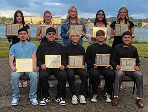Aberdeen School District photo
Silver and Gold Awards recognize student service.
