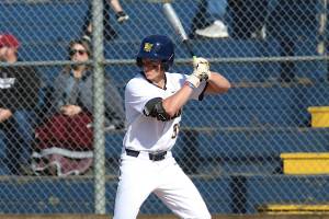 Aberdeen center fielder Aiden Baker