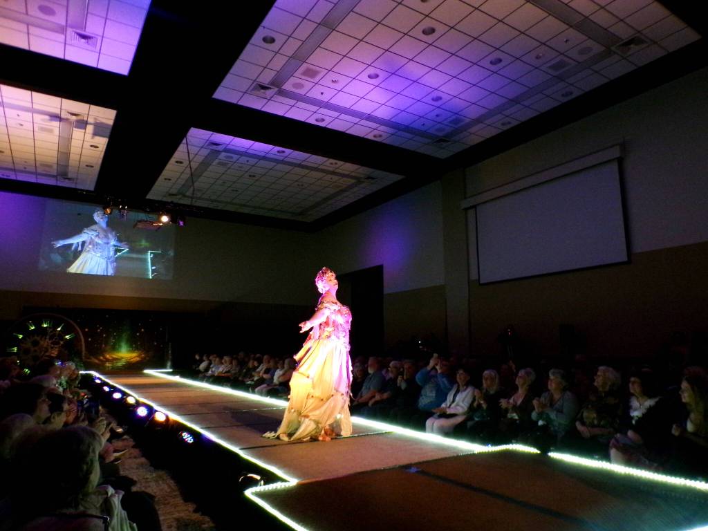 Aja Alexander walks the runway