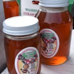 The Spooner Berry Farm stand also sells honey.