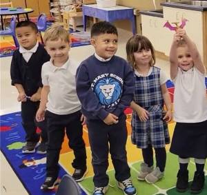 St. Mary School students