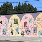 Push Rods Car Club photos
Artist Jenny Fishers mural in Hoquiam.